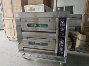 New thương mại thép không gỉ 2 boong 4 khay xách tay gas Lò hấp tùy chọn cho Baking cửa hàng chuyên nghiệp Bánh Mì Bánh nhà bếp - Product Image 6