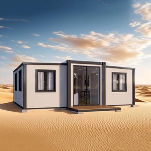 Casa Container Espandibile Plug-and-Play 40FT 20FT, Villa Prefabbricata Mobile 2-5 Camere da Letto, Residenza Pronta all'Uso - Product Image 4