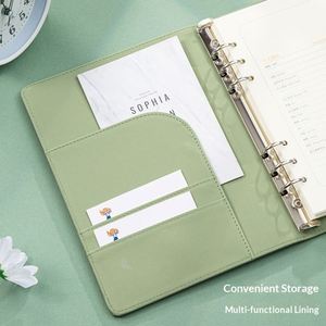 Exquisito Cuaderno A5 Personalizado al por Mayor, Tapa Dura de Cuero PU, Hojas Sueltas, Encuadernación Metálica, Cierre Magnético, 100 Hojas - Product Image 3
