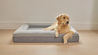 Vente directe d'usine de lit orthopédique en mousse à mémoire de forme pour chien et chat pour grand chien