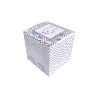 صناديق مربعة لتعبئة مستحضرات التجميل قابلة لإعادة التدوير ، قابلة لإعادة التدوير ، مواد معاد تدويرها من الراديوم الأبيض - Product Image 1