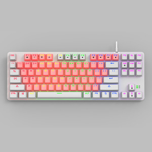 Clavier de jeu filaire mini RGB pour le jeu et le bureau, clavier mécanique 60% 61 touches, clavier mécanique de jeu - Product Image 3