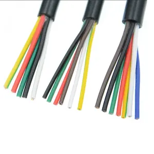 Hot Sell New Quality 3 Core multi Cord 0.75mm 1.5mm 2.5mm 4mm RVV Cable Electric Wires Flexible Copper Cable