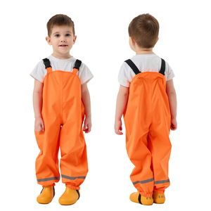 Pantalones de Lluvia para Niños <span class=keywords><strong>DELIA</strong></span>, con Correa de Dibujos Animados, Impermeables, Transpirables, con Revestimiento de Poliéster PU de 0.12mm, Reflectantes, para Actividades al Aire Libre - Product Image 5
