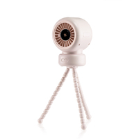 Mini sans lame Portable Flexible USB Rechargeable Trépied Batterie De Poche Clip De Refroidissement Poulpe Bébé Poussette Ventilateur