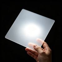 Panneau de diffusion en acrylique opale laiteux de la marque Gaoliangguang, éclairage uniforme, découpe sur mesure pour boîtier d'éclairage LED