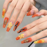Uñas Postizas de Alta Calidad con Diseño Francés, Uñas Artificiales a Presión, Uñas Hechas a Mano al por Mayor