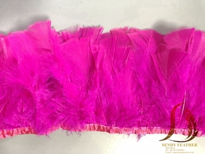 Bán Buôn Đầy Màu Sắc Giá Rẻ Thổ Nhĩ Kỳ Marabou Lông Trang Trí Trang Trí Rìa Lông Cho Phụ Nữ Dresses Túi Vải - Product Image 4