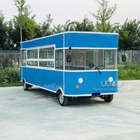 Grande taille cuisine café Van tacos camion kiosque crème glacée Hot Dog chariot Pizza Donut nourriture camion Mobile Restaurant