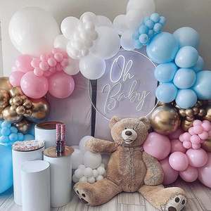 <span class=keywords><strong>Kit</strong></span> d'arche de ballons rose pastel et bleu, guirlande pour révélation de sexe, fête prénatale, décorations de ballons pour fête d'<span class=keywords><strong>anniversaire</strong></span>, globos - Product Image 2
