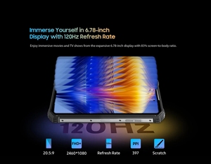 NUEVO <span class=keywords><strong>WP19</strong></span> <span class=keywords><strong>Pro</strong></span> 2023, Resistente, LTE, Octa Core, Batería de 22000 mAh, 12 GB, 256 GB, Cámara Trasera de 64 MP, Pantalla AMOLED de 120 Hz, Carga Rápida de 33 W, Español, Alemán - Product Image 4