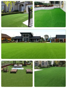 Gazon artificiel imperméable vert de 30 mm, hauteur de poils de 10 mm à 60 mm, pour l'aménagement paysager de <span class=keywords><strong>jardin</strong></span> et le gazon synthétique extérieur pour le football - Product Image 6