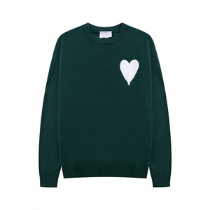 Aming – Nouveaux pulls tricotés personnalisés pour homme, collection automne-hiver, avec broderie cœur et impression, en laine et cachemire, haute qualité - Product Image 1