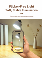 Lampe de chevet LED à col de cygne flexible, lampe de lecture de type C pour chambre à coucher