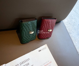 Porta-cartões de Couro Genuíno com Estampa de Pele de Cobra para Mulheres, Carteira Ultrafina com Bloqueio RFID, Bolsas Femininas - Product Image 2