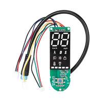 Tablero de Instrumentos con Pantalla BT para Scooter Eléctrico M365 Pro 1S Pro2 Mi3, Medidor de Tablero con Adaptador