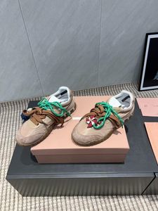 Nueva Llegada, Zapatos Casuales con Cordones Planos de la Famosa Marca de Diseñador MIU, Zapatillas de Moda Transpirables de Alta Calidad - Product Image 2