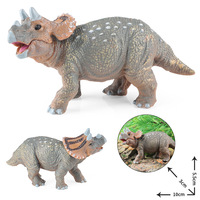 Modèle de simulation d'animaux solides pour enfants yxs, dinosaure bébé Triceratops, jouet Dragon Forkhorn, cadeau ornemental