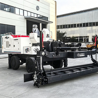 Machine de nivellement laser professionnelle pour la construction à grande échelle, pour le pavage de béton, avec flèche de 6 m, règle de 3 m et moteur composant essentiel Jiubang