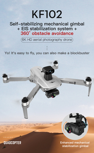 <span class=keywords><strong>KF102</strong></span> MAX Drone <span class=keywords><strong>4K</strong></span> professionnel GPS HD caméra longue portée Drone avec 2-Axis Anti-Shake Gimbal Brushless Motor Quadcopter - Product Image 3