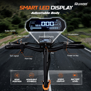 Xe tay ga điện Ruitoo Trung Quốc sản xuất, T2Max mới, pin Lithium 48V, gấp gọn, mạnh mẽ, tốt nhất, giá rẻ dành cho người lớn, phanh đĩa - Product Image 5