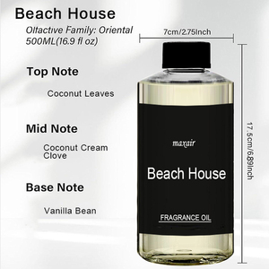 <span class=keywords><strong>Casa</strong></span> sulla spiaggia 500ml collezione Hotel diffusore aromaterapia foglia di cocco olio di cocco, olio essenziale di chiodi di garofano - Product Image 3