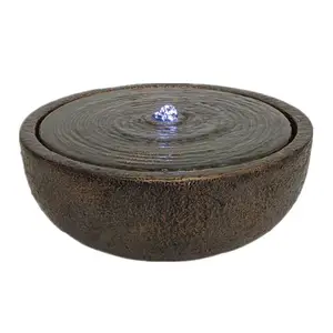 Morden Design Indoor and Outdoor Water Fountain With Light Decoration
