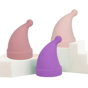 ฟองน้ำแต่งหน้าแบบฝุ่นสำหรับต้นคริสต์มาสสีเขียวฟองน้ำแต่งหน้าแบบไม่มีลาเท็กซ์สำหรับเป็นของขวัญรูปการ์ตูนมนุษย์หิมะฟองน้ำฟองน้ำฟองน้ำแต่งหน้า - Product Image 5