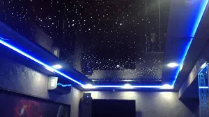 Shooting Star Effect Star Ceiling Systems For Home Cinema Nightclub Star Ceiling Installation With Screen Projection