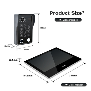 10.1 inch chuông cửa thông minh CHUÔNG CỬA điện thoại TCP/<span class=keywords><strong>IP</strong></span> biệt thự căn hộ <span class=keywords><strong>Video</strong></span> <span class=keywords><strong>intercom</strong></span> hệ thống <span class=keywords><strong>intercom</strong></span> cho biệt thự - Product Image 4