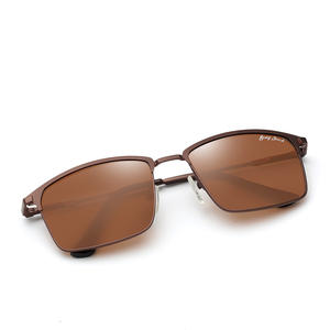 Lunettes de soleil Gref Jack, monture carrée en métal, unisexe, verres polarisés TAC UV400, tendance 1603 - Product Image 1