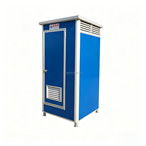 Toilettes portables modulaires préfabriquées en acier de haute qualité, design moderne, écologiques, durables, pour usage extérieur, avec porte de sécurité facile à utiliser - Product Image 2