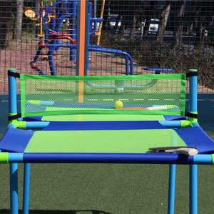Table de <span class=keywords><strong>ping</strong></span>-<span class=keywords><strong>pong</strong></span> portable pour l'intérieur ou l'extérieur, avec deux raquettes, six balles et sac de rangement - Product Image 3