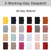 Yihe Best Selling 27 Colored A6 Saffiano Epi Leather A6 Carpeta de anillas como planificador mensual/semanal/Diario con Fly Leaf disponible