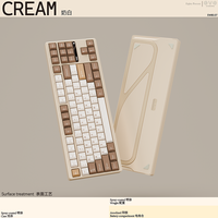 Keyboard Mekanik Nirkabel TICKTYPE EVO80 dengan RGB Tri-mode dan Desain Ukiran Samping untuk Gaming