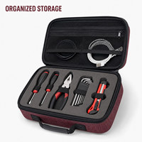 Estuche para Herramientas Personalizado de EVA, a Prueba de Olores, Impermeable, Resistente a Impactos, con Asa y Cierre, 12+ Compartimentos, Duradero, para Venta al Por Mayor, con Logotipo