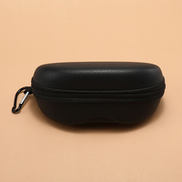 Étui à lunettes portable haut de gamme Huicheng HC-33 en EVA rigide avec fermeture éclair, résistant à la compression, en forme de coquille, grande taille, vente chaude