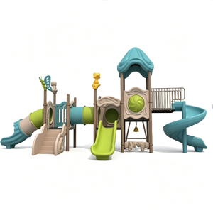 Aire de jeux extérieure sur mesure Nature <span class=keywords><strong>Quest</strong></span> avec toboggan intégré pour parcs municipaux et projets de stations balnéaires – Conception professionnelle - Product Image 2