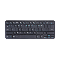 Mini juego de ratón y teclado mecánico para juegos de modo dual personalizado español Reino Unido inalámbrico OEM 78 teclas RGB retroiluminado ordenador ergonómico