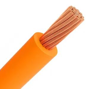 PVC rubber flexible copper wire price per meter welding cable