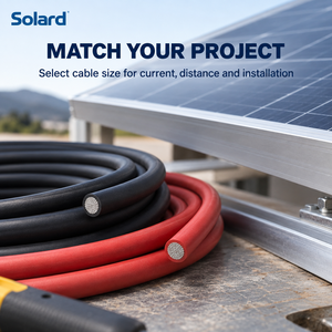 Câble solaire photovoltaïque DC Solard 4mm² rouge et noir, fil monoconducteur pour climatiseur solaire et connexions de panneaux photovoltaïques - Product Image 5