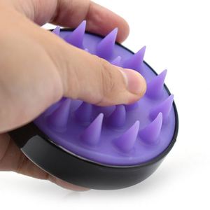 Silicone Scalp Massager Shampoo Brush Hair Comb for <b>Bath</b> Shower Head Massage Cleaning Tool - Product Image 2