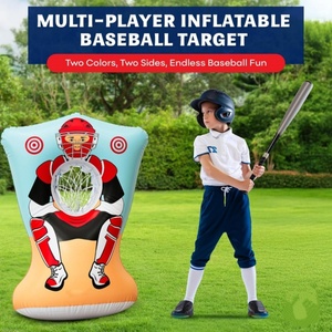 Cible de lancer de baseball gonflable en PVC 91*51*112 CM, jeu de lancer double face pour enfants, idéal pour les anniversaires, divertissement intérieur et extérieur - Product Image 5