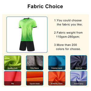 Camisetas de Fútbol Personalizadas para Hombre - Conjuntos de Uniformes de Equipo de Fútbol de Secado Rápido, Transpirables, de Poliéster/Algodón, Ropa Deportiva - Product Image 3