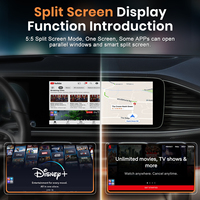 MMB Qualcomm 6125 8 + 128GB CarPlay sans fil Android 13 Carplay Android Auto Portable Car Play Netflix Youtube Google Store