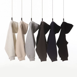 เสื้อฮู้ดดี้ผู้ชายแบบลำลอง คอเต่าครึ่งตัว ซิปสองด้าน ผ้าคอตตอนถักเนื้อหนา 500 กรัม รุ่นใหม่ประจำฤดูใบไม้ร่วงและฤดูหนาว ป้องกันรอยยับ - Product Image 5