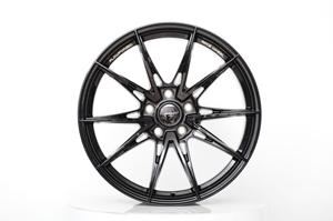 Adaptador de Buje de Rueda de Aluminio de 18-19 Pulgadas para Autos Modificados, Diseño de 10 Radios, PCD 114.3, ET 35, Negro - Product Image 3
