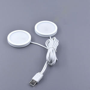 Foco <span class=keywords><strong>LED</strong></span> ultrafino de 3W, moderno 5V, USB montado en superficie, focos de exhibición para gabinete de sala de estar - Product Image 6