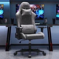 Chaise de bureau inclinable en cuir confortable et moderne chaise pivotante pour la maison Internet Cafe Gaming & Computer Use for Bedroom