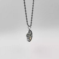 Collier chaîne en acier titane tendance hip-hop de créateur Hisera, pendentif lourd, bijoux cadeau unisexe, fabriqué en Chine, sans pierre